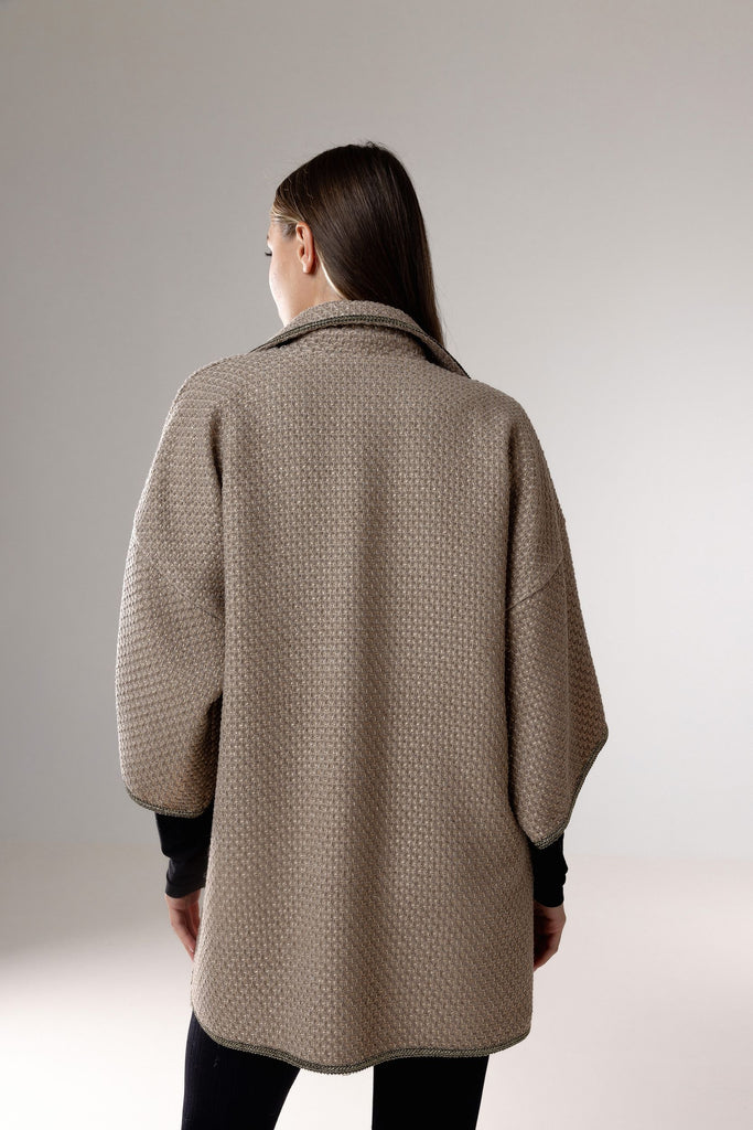 Longline premium tweed jacket
